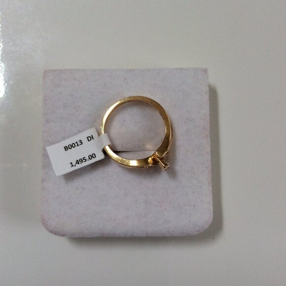 NWT STUNNING 14k GOLD & DIAMOND RING MSRP 1,895 - Picture 2 of 7